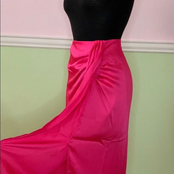 NWT J.Crew Draped Front Midi Skirt - Picture 3 of 6